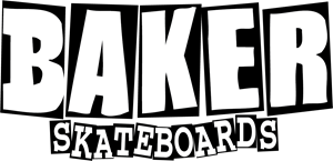 Baker Brand Logo Complete Skateboard Black/White 8.5"